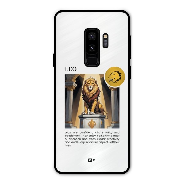 Leader Leo Metal Back Case for Galaxy S9 Plus