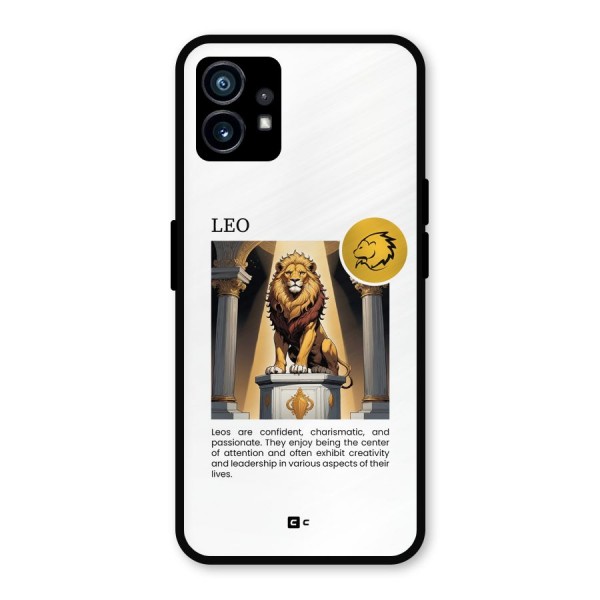 Leader Leo Metal Back Case for Nothing Phone 1