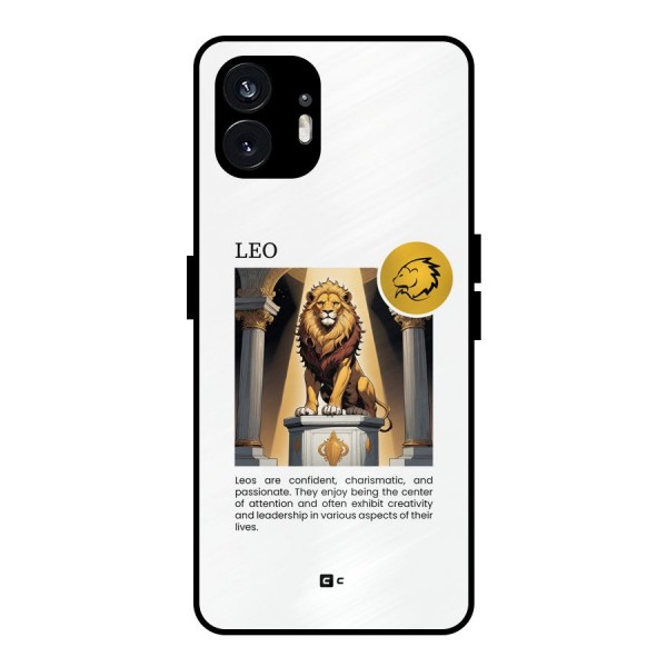 Leader Leo Metal Back Case for Nothing Phone 2