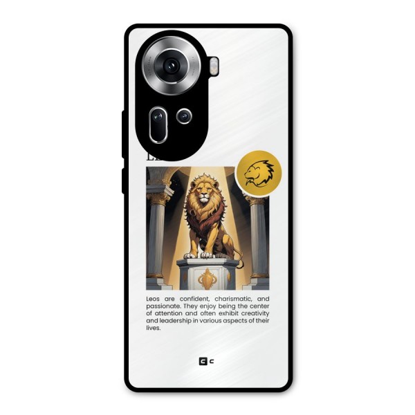 Leader Leo Metal Back Case for Oppo Reno11 5G