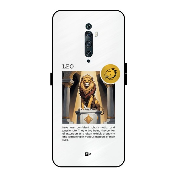 Leader Leo Metal Back Case for Oppo Reno2 F