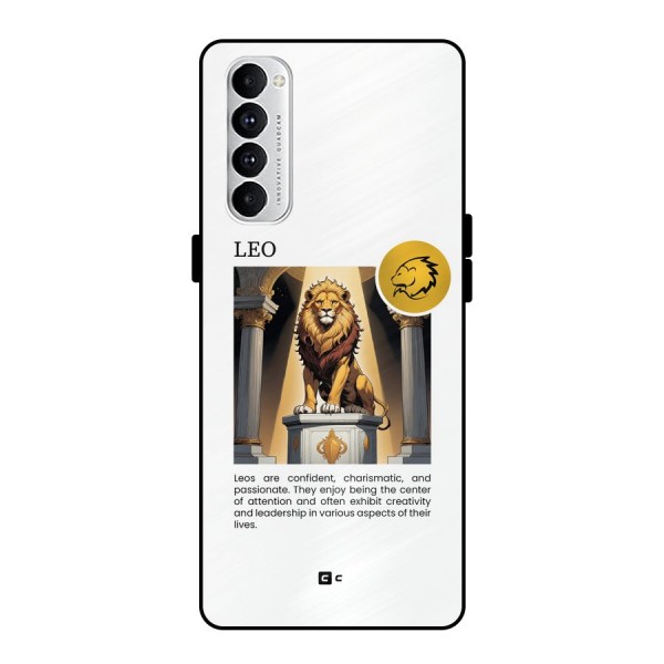 Leader Leo Metal Back Case for Oppo Reno4 Pro