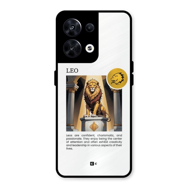 Leader Leo Metal Back Case for Oppo Reno8 5G