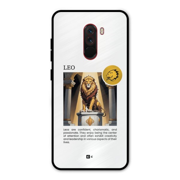 Leader Leo Metal Back Case for Poco F1