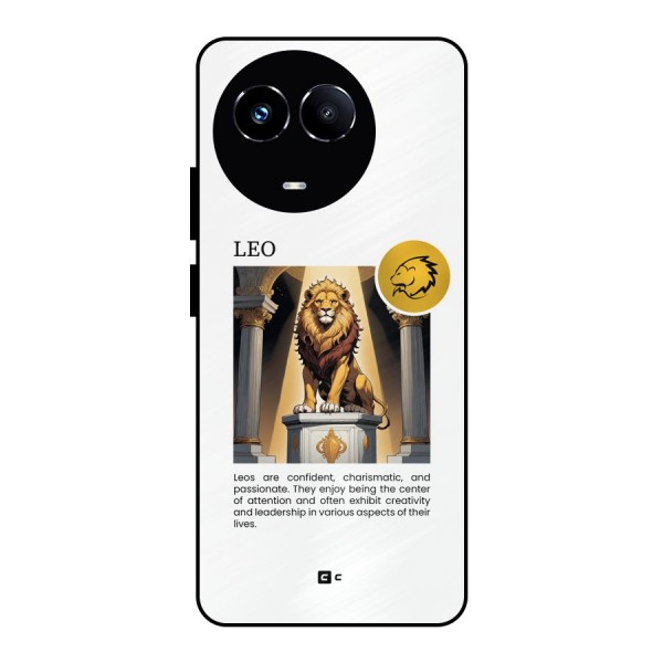 Leader Leo Metal Back Case for Realme 11X