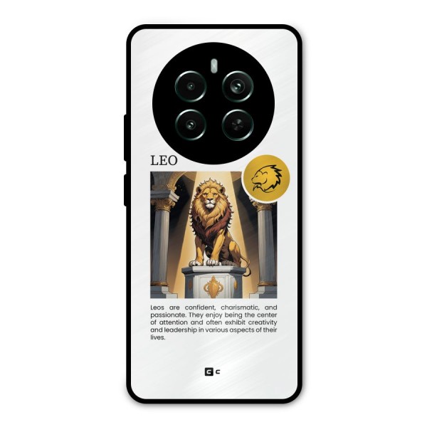 Leader Leo Metal Back Case for Realme 12 Plus