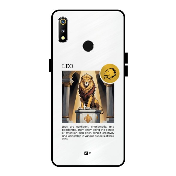 Leader Leo Metal Back Case for Realme 3