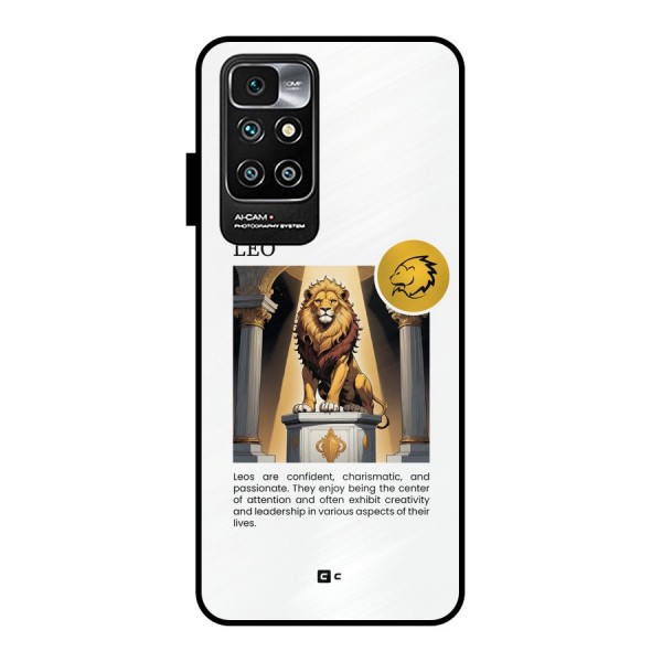 Leader Leo Metal Back Case for Redmi 10 Prime