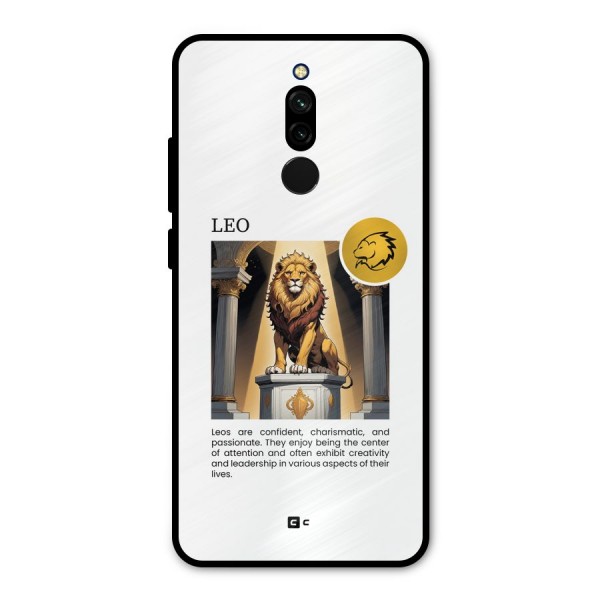 Leader Leo Metal Back Case for Redmi 8