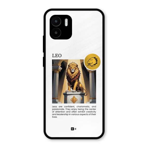 Leader Leo Metal Back Case for Redmi A1