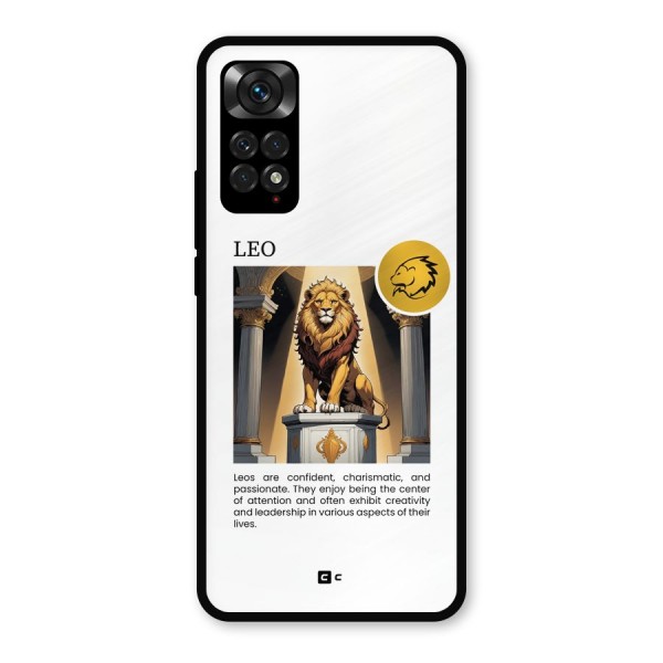 Leader Leo Metal Back Case for Redmi Note 11