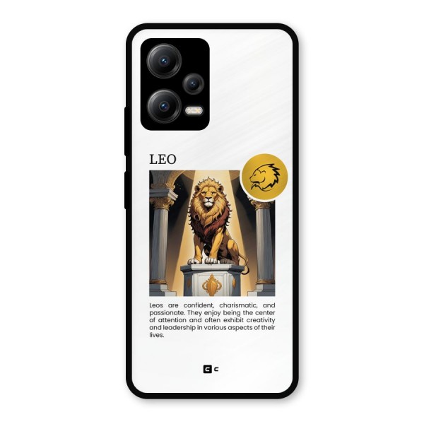 Leader Leo Metal Back Case for Redmi Note 12 5G