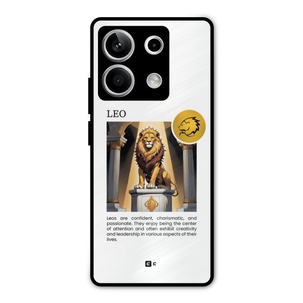 Leader Leo Metal Back Case for Redmi Note 13 5G