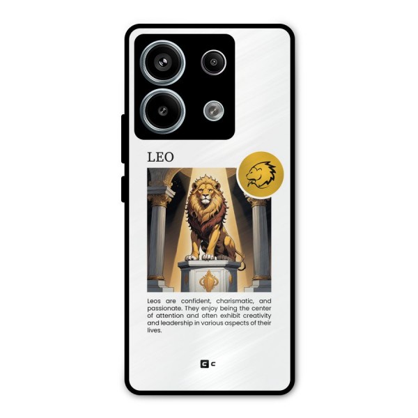 Leader Leo Metal Back Case for Redmi Note 13 Pro 5G