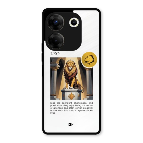 Leader Leo Metal Back Case for Tecno Camon 20