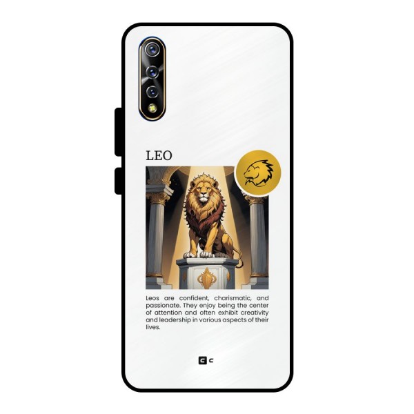 Leader Leo Metal Back Case for Vivo S1