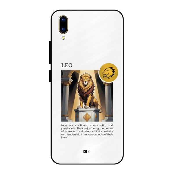 Leader Leo Metal Back Case for Vivo V11 Pro