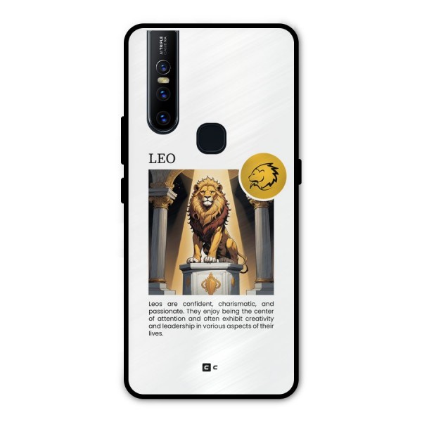 Leader Leo Metal Back Case for Vivo V15