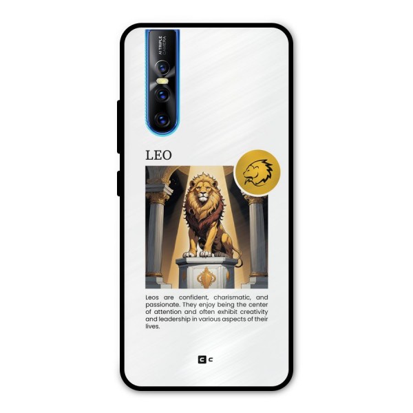 Leader Leo Metal Back Case for Vivo V15 Pro