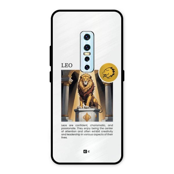 Leader Leo Metal Back Case for Vivo V17 Pro