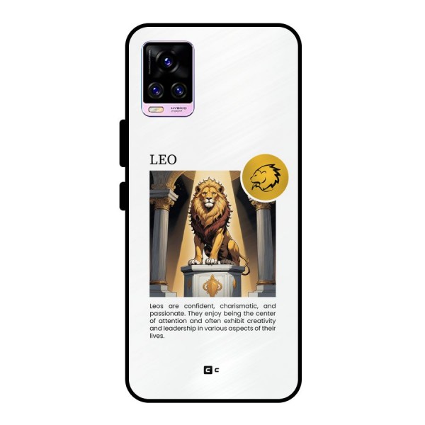 Leader Leo Metal Back Case for Vivo V20 Pro