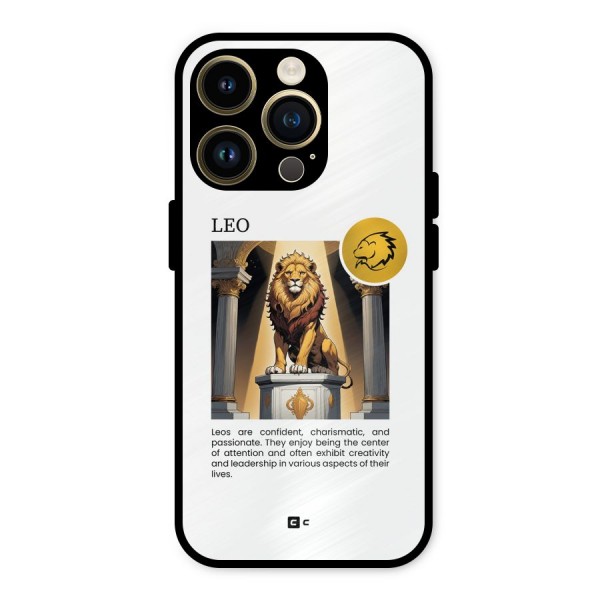 Leader Leo Metal Back Case for iPhone 14 Pro