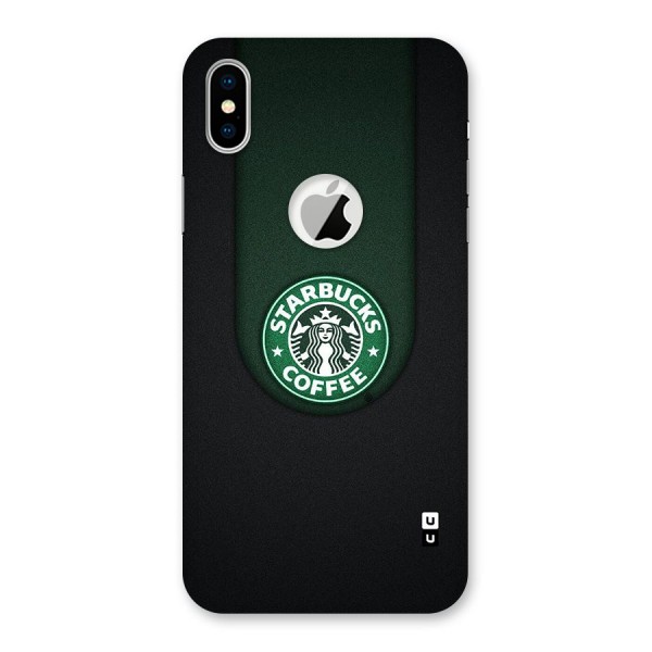 Leaf StarBucks Back Case for iPhone XS Logo Cut