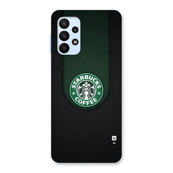 Leaf StarBucks Glass Back Case for Galaxy A23