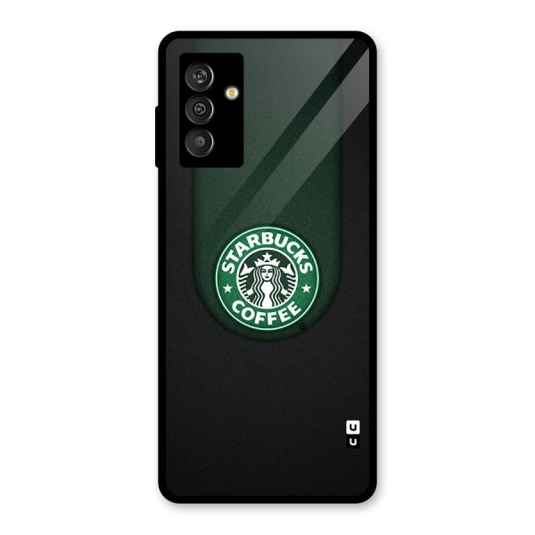 Leaf StarBucks Glass Back Case for Galaxy M13