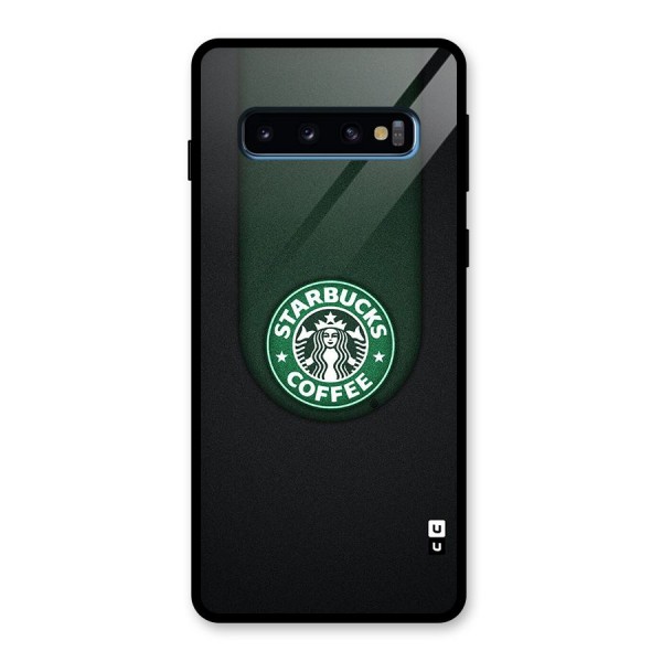 Leaf StarBucks Glass Back Case for Galaxy S10