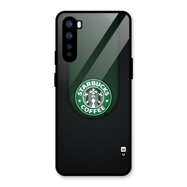 Leaf StarBucks Glass Back Case for OnePlus Nord