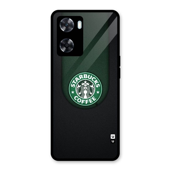 Leaf StarBucks Glass Back Case for Oppo A77