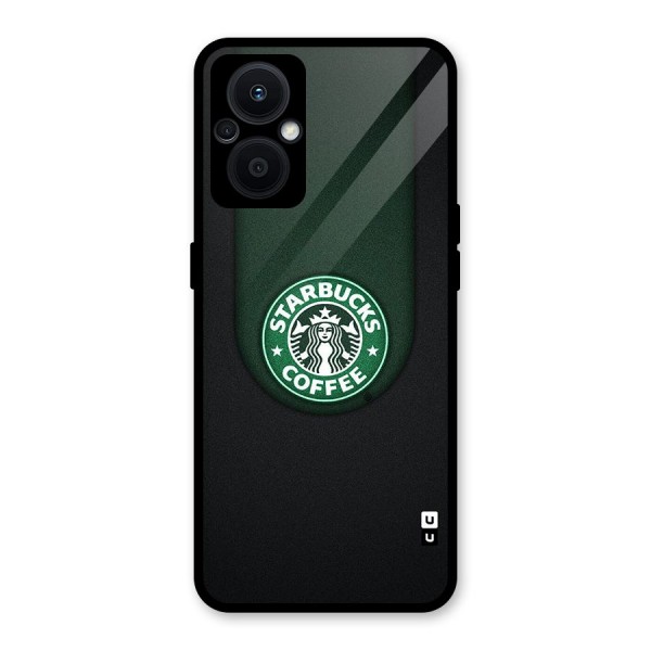 Leaf StarBucks Glass Back Case for Oppo F21s Pro 5G