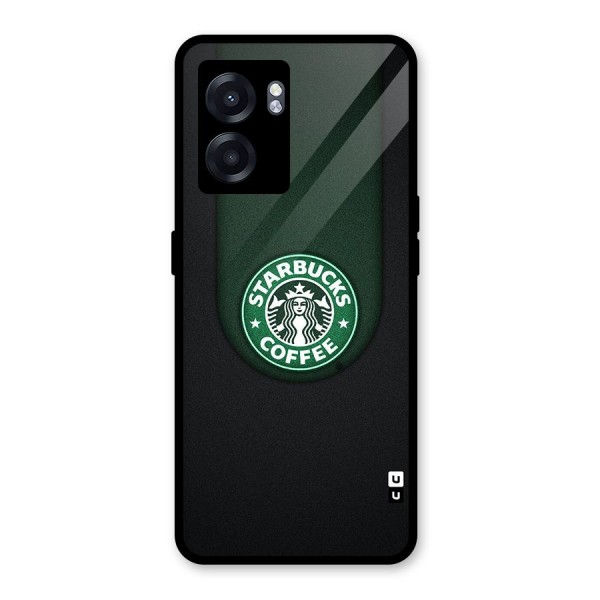 Leaf StarBucks Glass Back Case for Oppo K10 (5G)