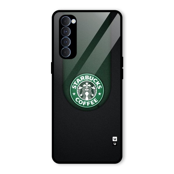 Leaf StarBucks Glass Back Case for Oppo Reno4 Pro