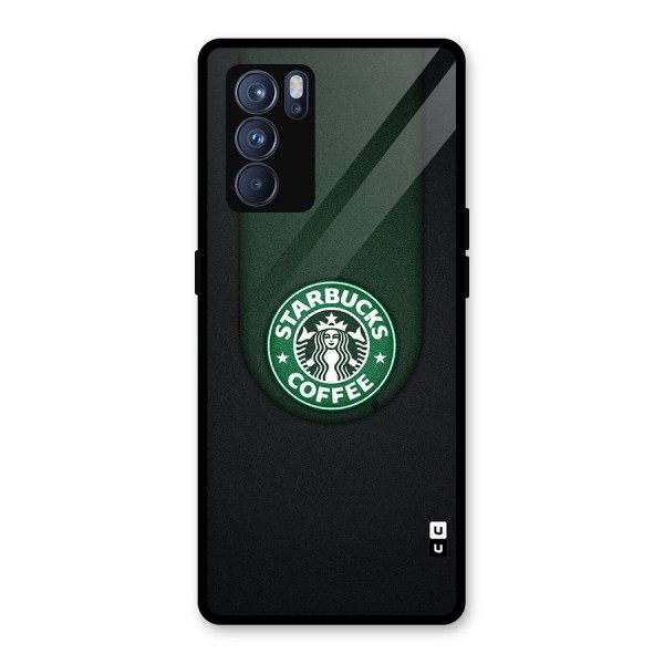 Leaf StarBucks Glass Back Case for Oppo Reno6 Pro 5G