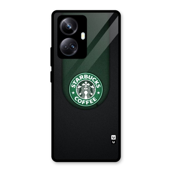 Leaf StarBucks Glass Back Case for Realme 10 Pro Plus