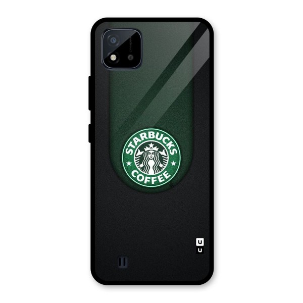 Leaf StarBucks Glass Back Case for Realme C11 2021