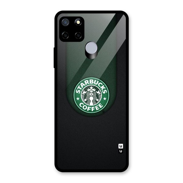 Leaf StarBucks Glass Back Case for Realme C15