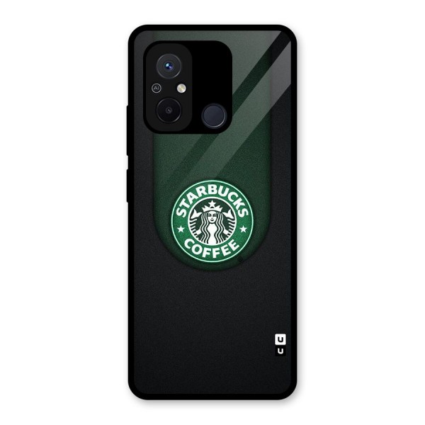 Leaf StarBucks Glass Back Case for Redmi 12C