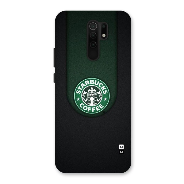 Leaf StarBucks Glass Back Case for Redmi 9 Prime