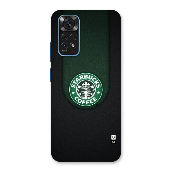 Leaf StarBucks Glass Back Case for Redmi Note 11S