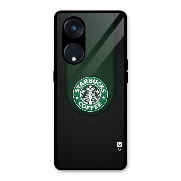 Leaf StarBucks Glass Back Case for Reno8 T 5G