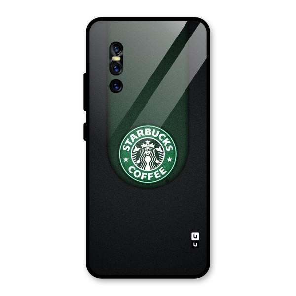 Leaf StarBucks Glass Back Case for Vivo V15 Pro