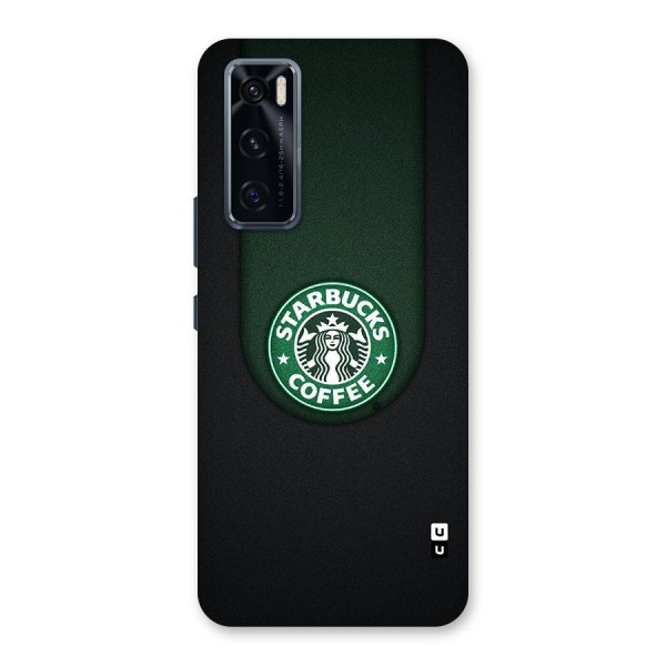 Leaf StarBucks Glass Back Case for Vivo V20 SE