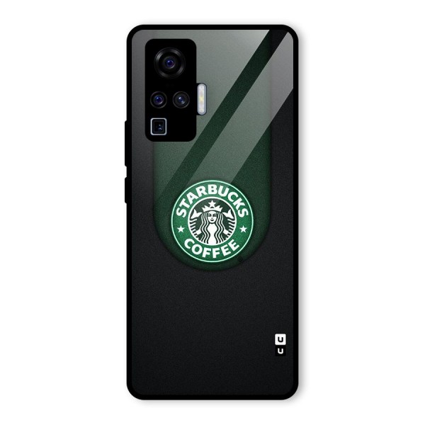 Leaf StarBucks Glass Back Case for Vivo X50 Pro