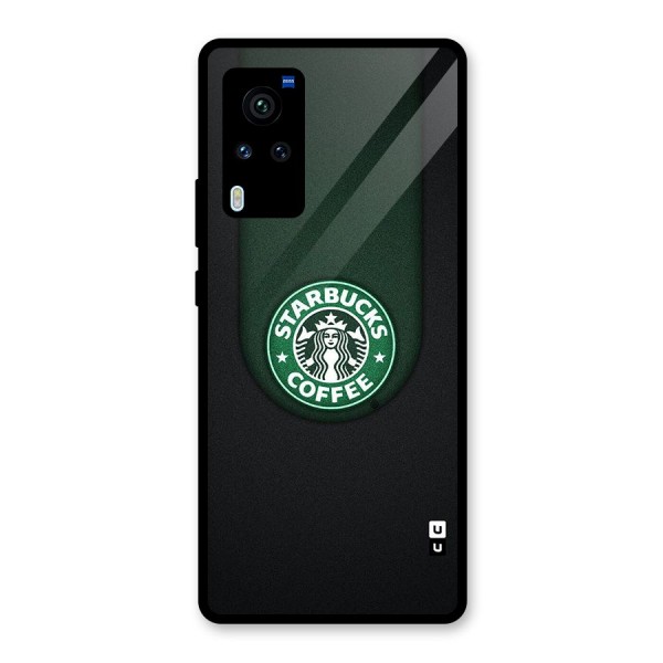 Leaf StarBucks Glass Back Case for Vivo X60 Pro