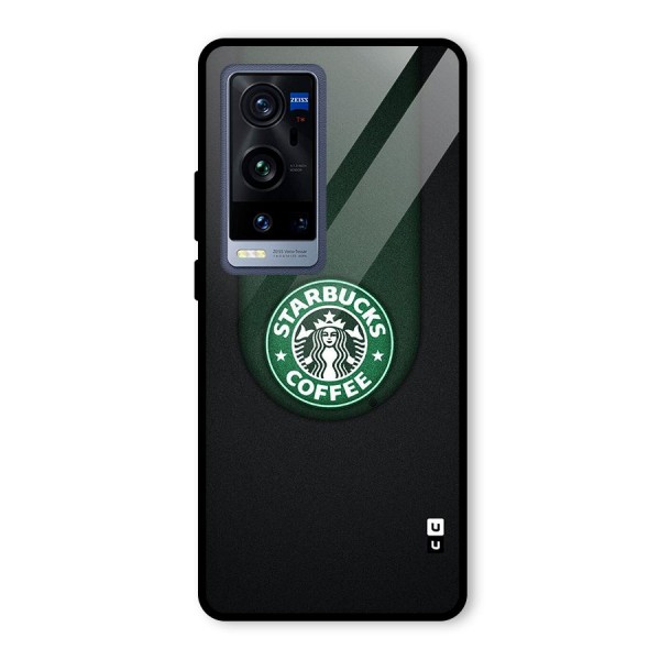 Leaf StarBucks Glass Back Case for Vivo X60 Pro Plus