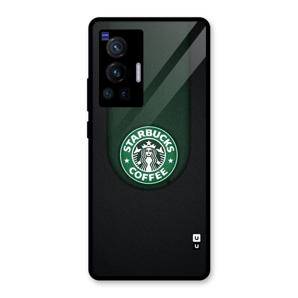 Leaf StarBucks Glass Back Case for Vivo X70 Pro