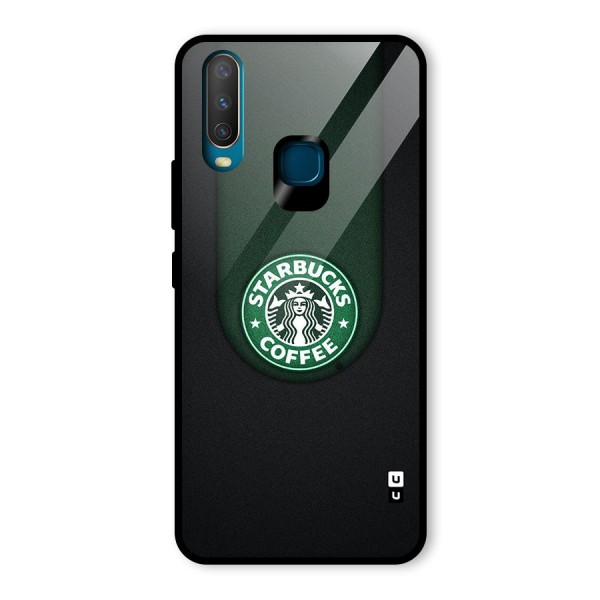 Leaf StarBucks Glass Back Case for Vivo Y15